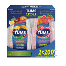 Tums Extra Strength, 2 x 200 tablets