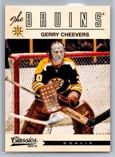 2012-13 Panini Classics Signatures #118 Gerry Cheevers