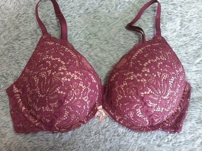 HUNKEMOLLER Pushup Bügel BH UK 32D USA 32C EURO 70D Frankreich 85D aus 10D