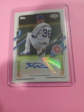 Riley Thompson Auto Rookie Chicago Cubs 2021 Topps Debut