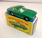 New Old Stock Lesney MOKO Matchbox  75 Ferrari Berlinetta Light Green Car E Box