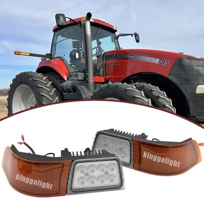 Pair LED Front Cab Lights For Case IH Magnum Series 305 310 315 335 340 279220A1