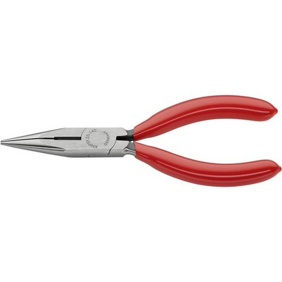 KNIPEX 25 01 140 Flachrundzange mit Schneide (Radiozange) mit Kunststoff überzog