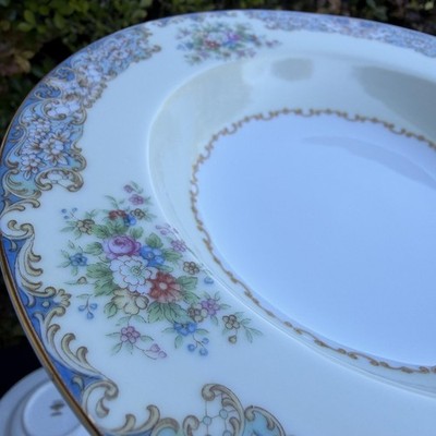 VTG Noritake Posy 3034 Japan Set 11pc Soup Bowls 8.1