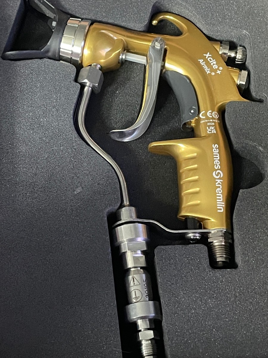 SAMES KREMLIN XCITE AIRMIX SPRAY GUN 120B NIB w/tip aircap fluid