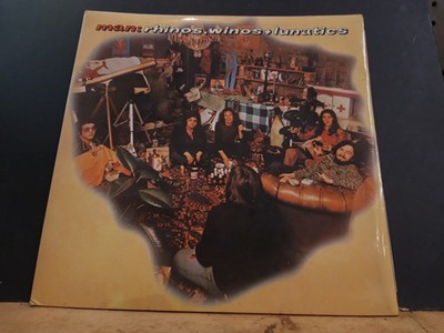 MAN  Rhinos, Winos & Lunatics  LP   1974  UK 1st   Prog  Great!