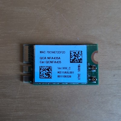Acer Aspire WLAN Karte Bluetooth Wifi NFA435A Qualcomm Atheros