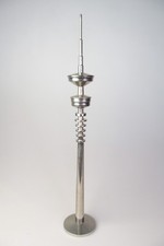 Vintage  Fernsehturm  - 42,2cm - Funkturm - Eisen verchromt
