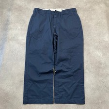 Dickies Carpenter Trousers Mens 40" Relaxed Straight Workwear Pants, Navy