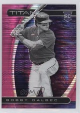 2021 Panini Chronicles Titan Pink Pulsar Prizm Bobby Dalbec #10 0o1