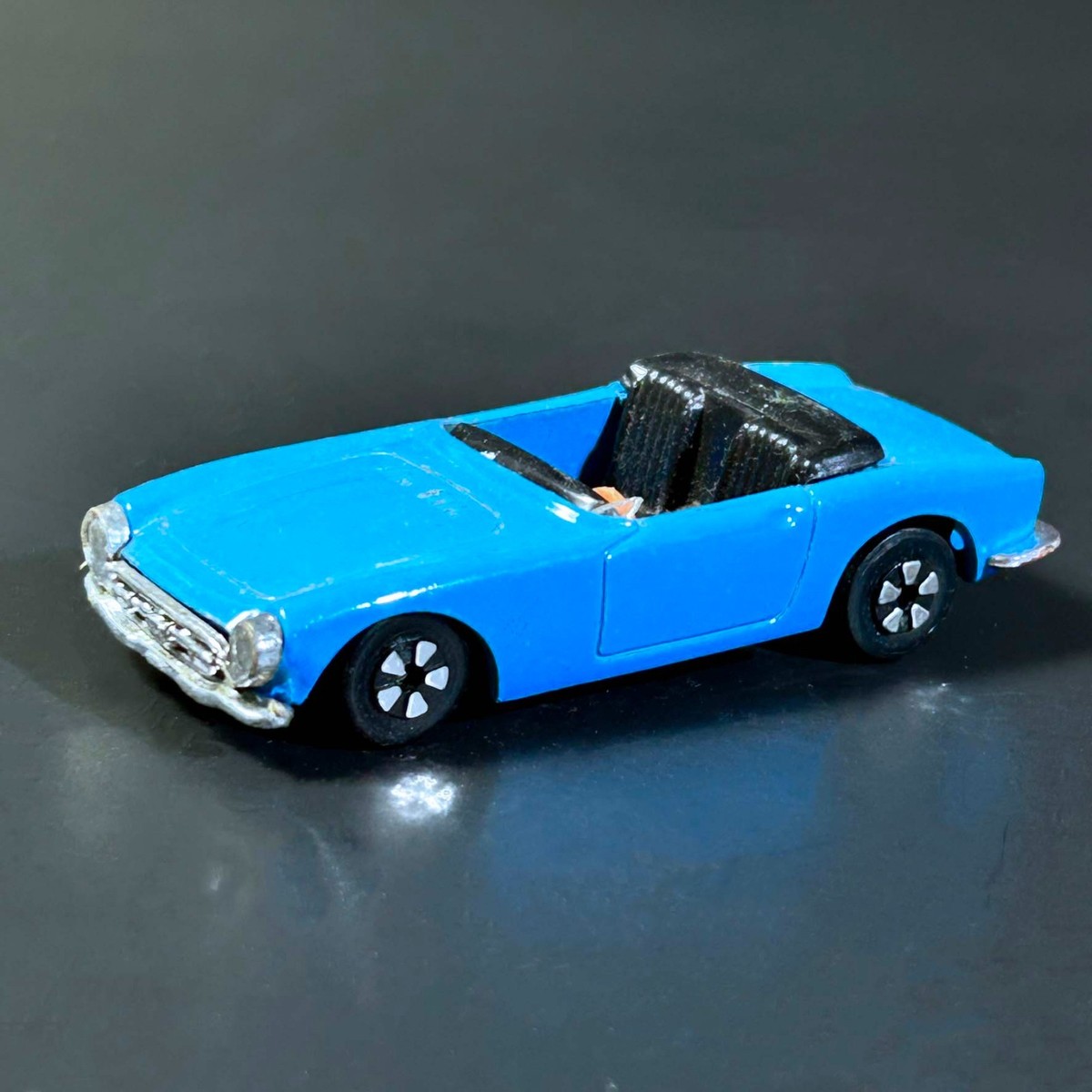 Vintage Playart Honda S800 Fast Wheels Blue Convertible Diecast