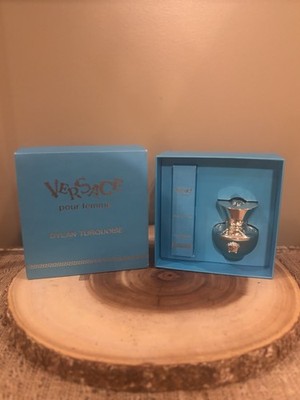 Versace Dylan Turquoise Women 2pc 30ML 1oz Perfume Spray And Smaller One