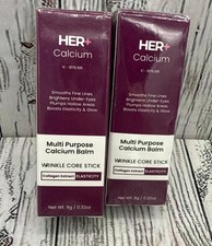 Her+ Calcium Multi-Purpose Balm Wrinkle Stick, K-Beauty, 2PCS, Sealed, Free Ship