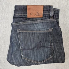 34 Heritage Jeans Mens 36x34 Blue Charisma Straight Leg Stretch Denim Dark Wash