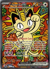 Meowth ex 121/088 Holo Special Illustration Rare Perfect Order Pokemon Near Mint on eBay