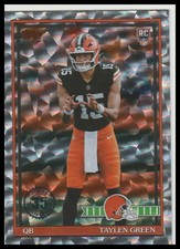 2026 Topps Flagship 91tr-8 Taylen Green 35th Anniversary Rookies Crackle 2026 Topps Flagship 91tr-8 Taylen Green 35th Anniversary Rookies Crackle