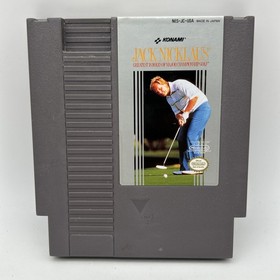 3-Nintendo NES Sports Games(JACK NICKLAUS GOLF, BANDAI GOLF & Football) Works