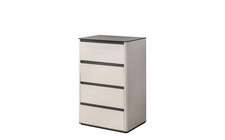 Commode en bois beige 4 portes armoire en bois chambre armoire de culture noble