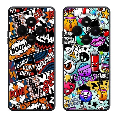 HAOYE Cover per Xiaomi Redmi Note 12 (4G Version), Premio PC/PU