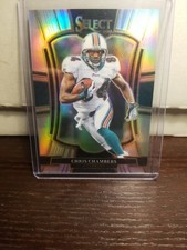 2025 Panini Select Chris Chambers #199 Premier Level Silver Prizm Dolphins