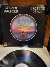 Steven Halpern Eastern Peace LP HS 801 1975 EX Vinyl VG+ Cover Ambient Jazz