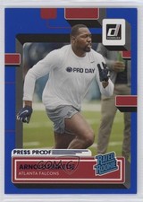 2022 Panini Donruss Rated Rookie Press Proof Blue Arnold Ebiketie #366 1jx9