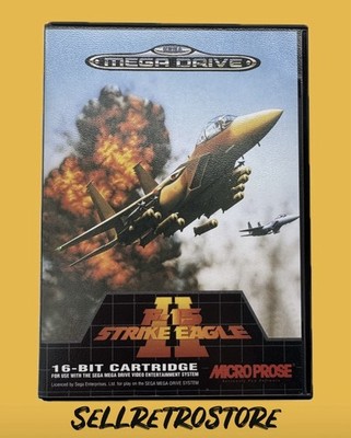F15 Strike Eagle  - Sega Mega Drive - Spiel - OVP - PAL - Retro Game