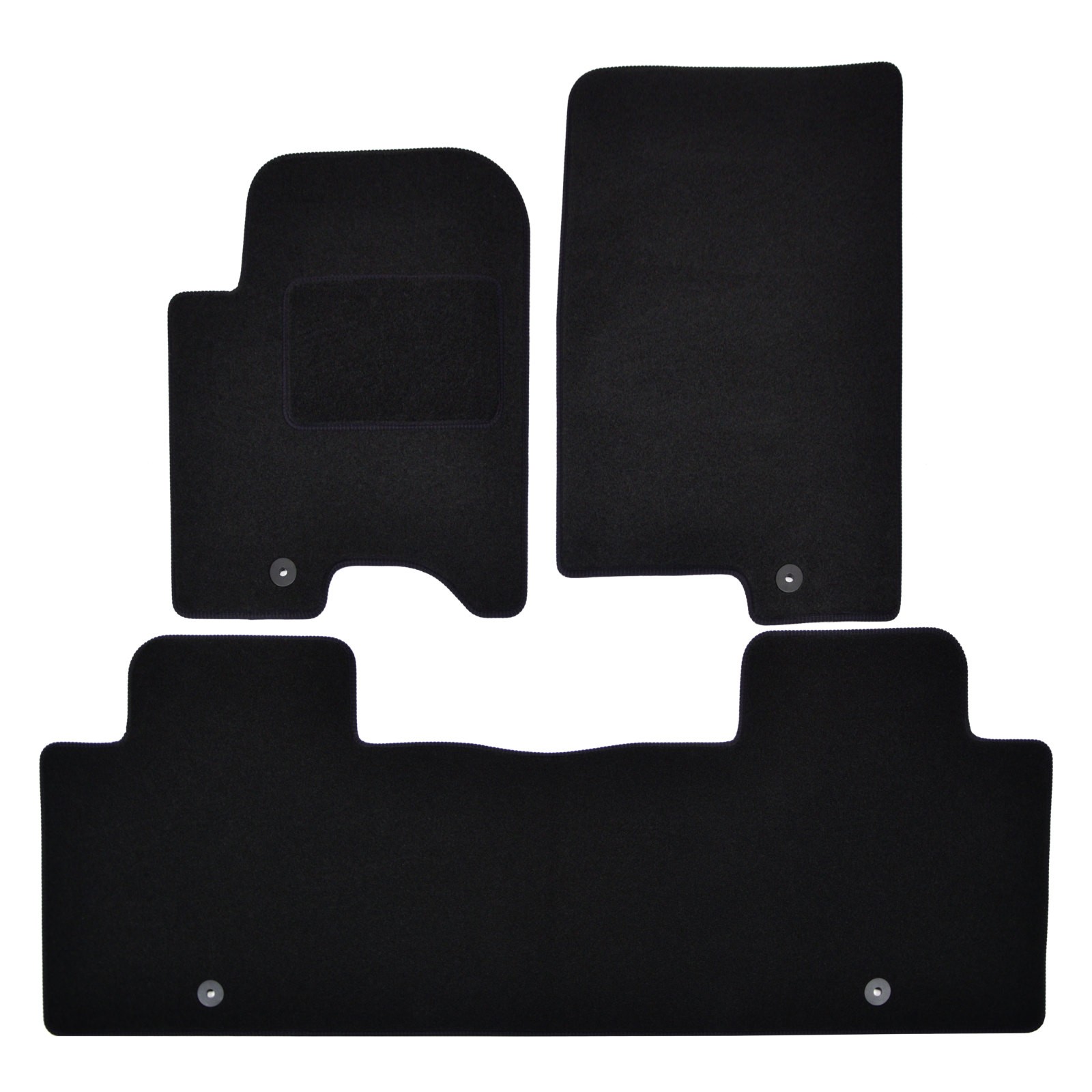Tapis de sol velours Ssangyong Rexton 2 sur mesure remplace tapis usés 4pcs
