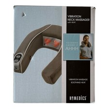 HoMedics Vibration Neck Massager with Heat Tested EUC NMSQ-210-AH