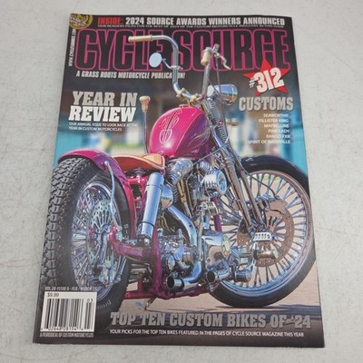 Cycle Source Magazine February March 2025 Custom Bikes Review Motorcycle