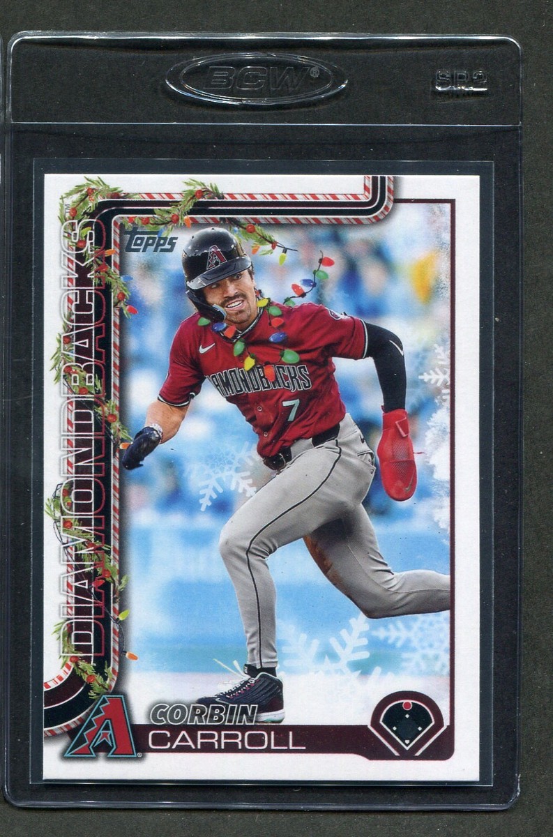 2025 Topps Holiday Image Variation SP Corbin Carroll #H158