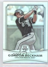 2010 Bowman Platinum Platinum Foil 278/999 Gordon Beckham #81 0z6