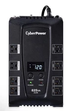 CyberPower CP825AVRLCD Intelligent LCD UPS System, 825VA/450W, 8 Outlets, AVR