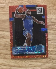 2022-23 Panini Donruss Optic- Jaden Hardy Rated Rookie Red Sparkle Prism RC #248