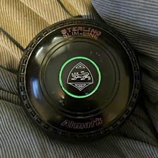 Almark Sterling Slim-Line Lawn Bowls Set 4x Size 3H