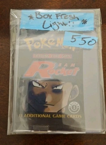 1st Edition Wizards of the Coast Pokemon TCG Team Rocket Booster Pack - 11 Cards