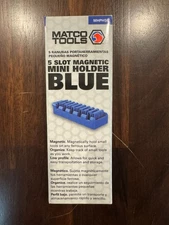 Matco 5 Slot Versatile Magnetic Mini Holder - Blue MHPH5B