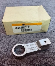New - TOHNICHI Ring Wrench Head RH12DX17 - 12D - 17mm Jaw Size Made in Japan