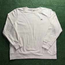 Men  s The North Face Heritage Patch Cream Crewneck Sweatshirt Gorp Hiking