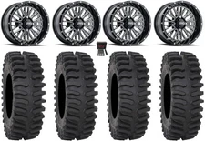 ITP Momentum 14" Wheels Milled 27" XT400 Tires Can-Am RenegadeOutlander