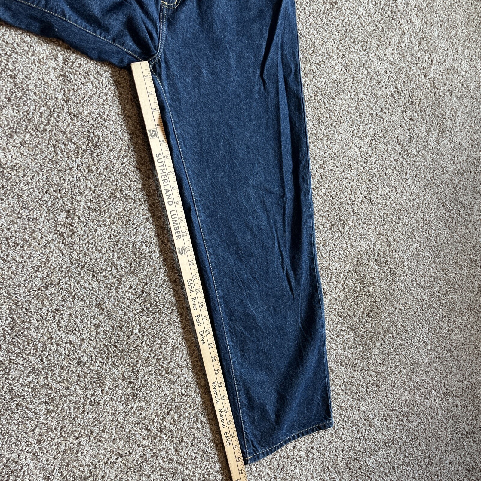 Polo Ralph Lauren Jeans Youth Boys 20H (32 X 28.5) Straight Leg Dark Wash - View 7