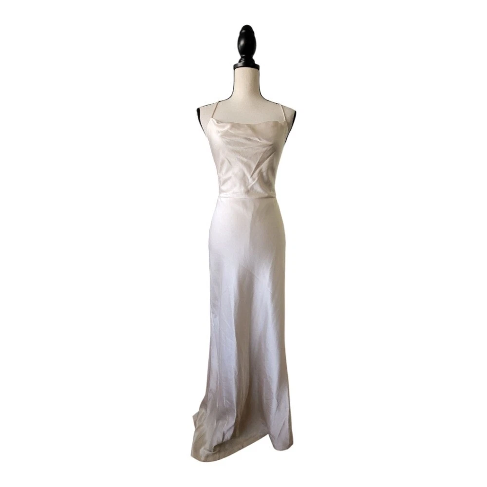 strapless open back dress Elegant One Shoulder Sleeveless Sequin A Line Dresses Royal Blue / S
