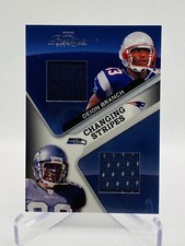 Deion Branch 2007 Playoff Prestige Changing Stripes Materials /250 #CS-5