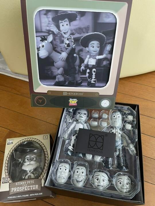 Hero Cross round up Toy Story Monochrome Figure Set w/serial