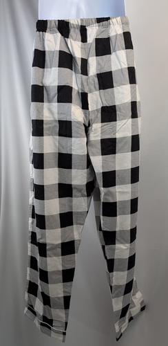WOMEN’S PAJAMA MANIA FLEECE LOUNGE SLEEP PANTS-SIZE: 2XL Black and White - Picture 5 of 11