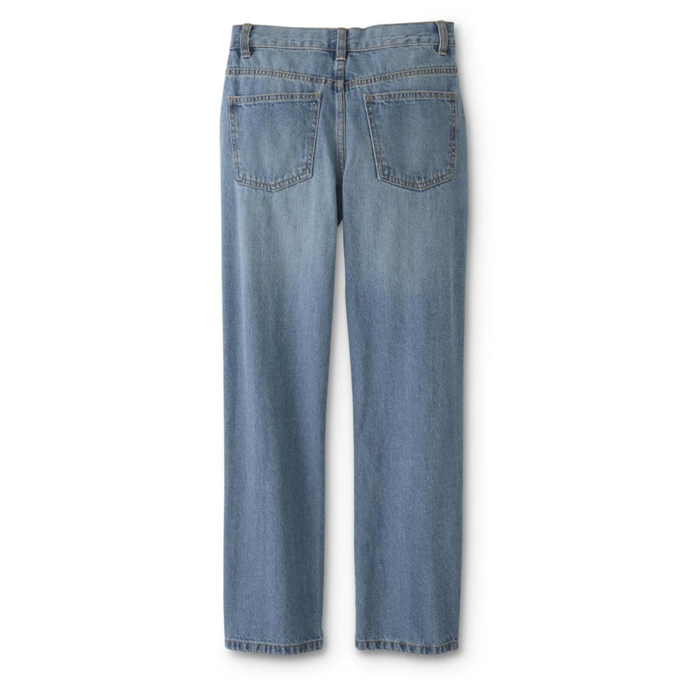 NWT Route 66 Boys Slim Fit Straight Jeans Adjustable Waist Sizes 7 & 8 - Image 4 of 4