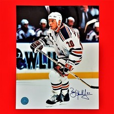 Autographed Brian Skrudland New York Rangers Photo - X1