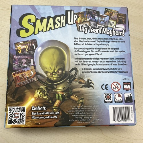 Smash Up The Shufflebuilding Card Game of Total Awesomeness! Paul Peterson AEG - Picture 6 of 6