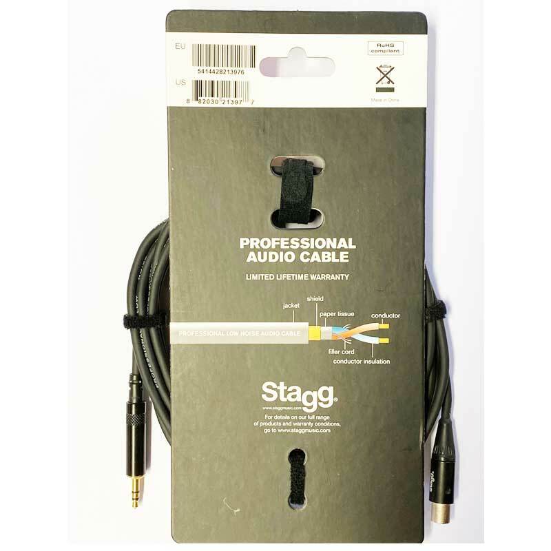 Thumbnail - Audio Cable Mini-jack Male To Mini Xlr4 Female, 3m (10ft) Stagg