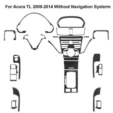 27pcs Carbon Fiber Full Interior Kit Cover Trim Sticker For Acura Tl 2009-2014 27pcs Carbon Fiber Full Interior Kit Cover Trim Sticker For Acura Tl 2009-2014